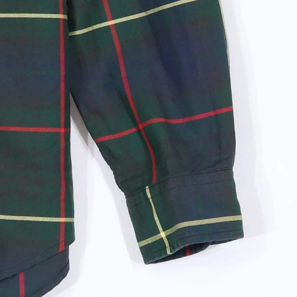 Polo Ralph Lauren Plaid Shirt Mens M Green Classic Fit Preppy Heritage $130 NWT